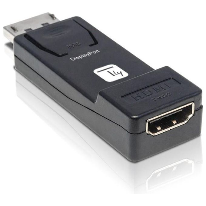 Techly Adattatore Convertitore da DisplayPort DP 1.2 a HDMI 4K 30Hz Nero