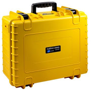 BandW International Type 6000 Custodia Rigida per Fotocamere da Esterni con Imbottitura Giallo