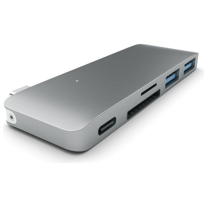 Satechi Hub Type-C Usb Passthrough Space Gray