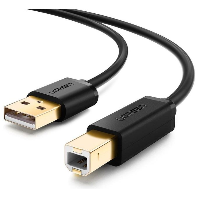 Ugreen 10350 Cavo Stampante USB 2.0 Tipo A Maschio a Tipo B Maschio 480 Mbps 1.5 m colore Nero