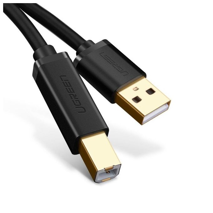 Ugreen 10350 Cavo Stampante USB 2.0 Tipo A Maschio a Tipo B Maschio 480 Mbps 1.5 m colore Nero