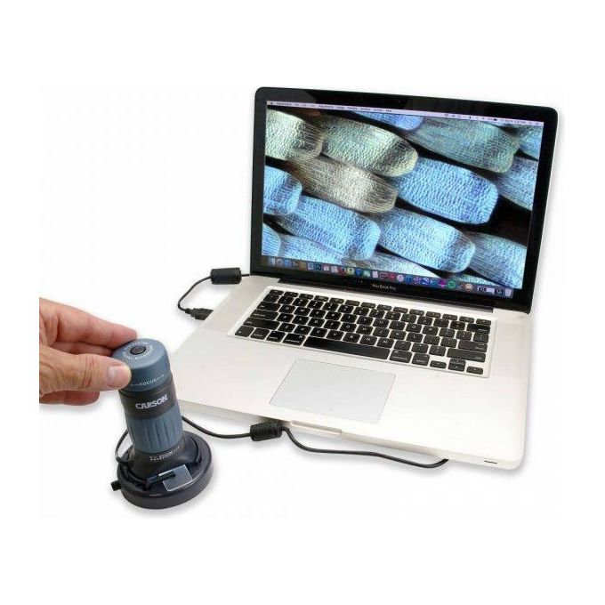 Carson MM-940 zPix 300 Microscopio digitale 86x 457x USB 3.0 colore Blu
