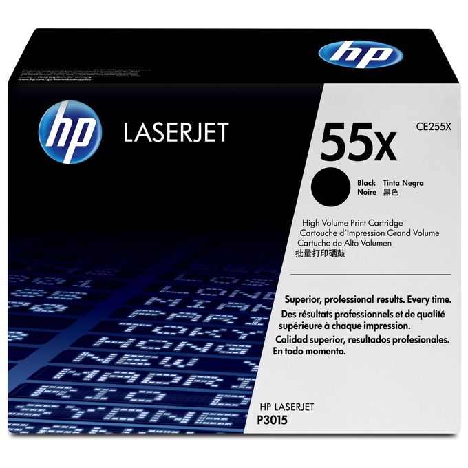 Hp toner nero 12500 pagine per laserjet p3015
