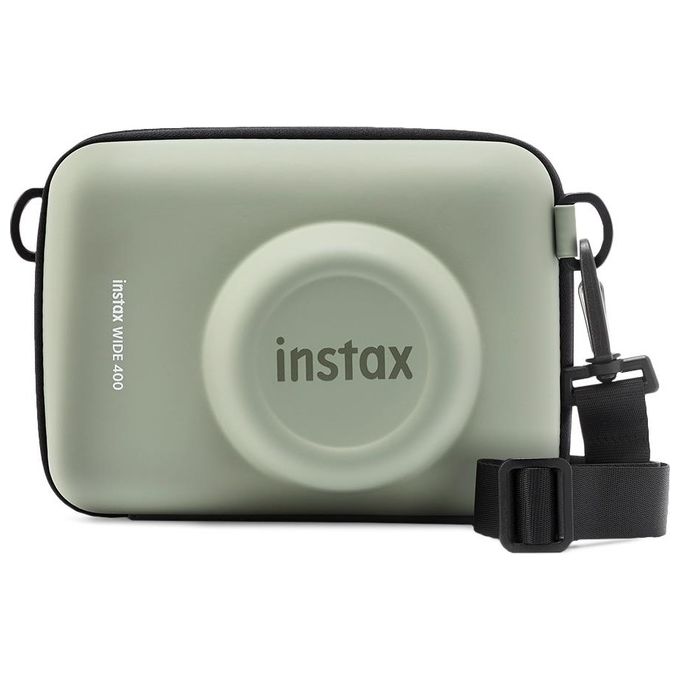 Instax 16284123 WIDE 400 Fotocamera Istantanea Analogica Formato Pellicola Wide Flash Automatico Messa a Fuoco Manuale a 2 Posizioni Timer Autoscatto Regolabile Colore Verde Salvia
