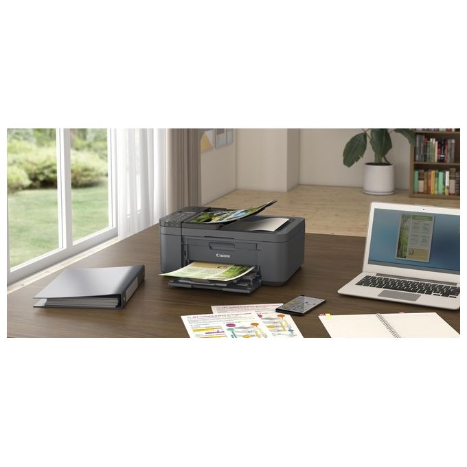 Canon TR4755i PIXMA Stampante Multifunzione Inkjet A4 4800x1200 DPI Wi-Fi ADF Fronte Retro Fax colore Nero