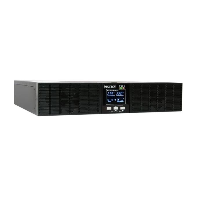 Vultech GS-1KVAS-RK Server Series Gruppo Di Continuita' Online 1000VA Onda Sinusoidale 8 prese IEC C13 colore Nero