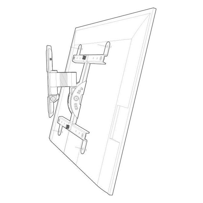 Nilox ER048360 Staffa Premium Alluminio 3 Sondi Vesa 600x400