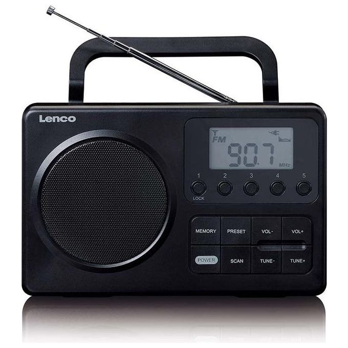 Lenco MPR-035BK Radio Portatile Nero