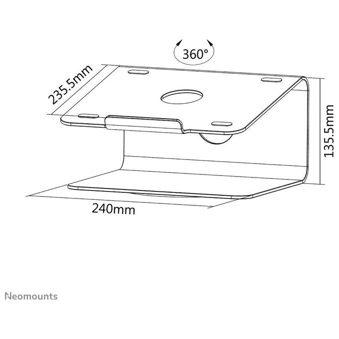 NewStar NS-LS050 Supporto notebook 17 argento