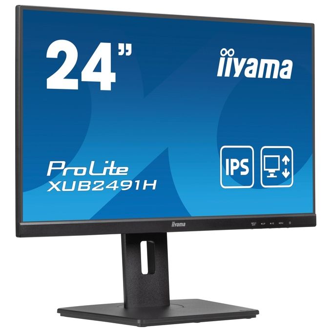 Iiyama XUB2491H-B1 ProLite Monitor PC 23.8'' IPS Full HD 1920x1080 100Hz 0,5ms AMD FreeSync colore Nero
