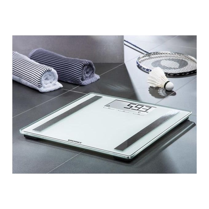 Soehnle Shape Sense Control 200 Bilancia Pesapersone Elettronica Quadrato Bianco