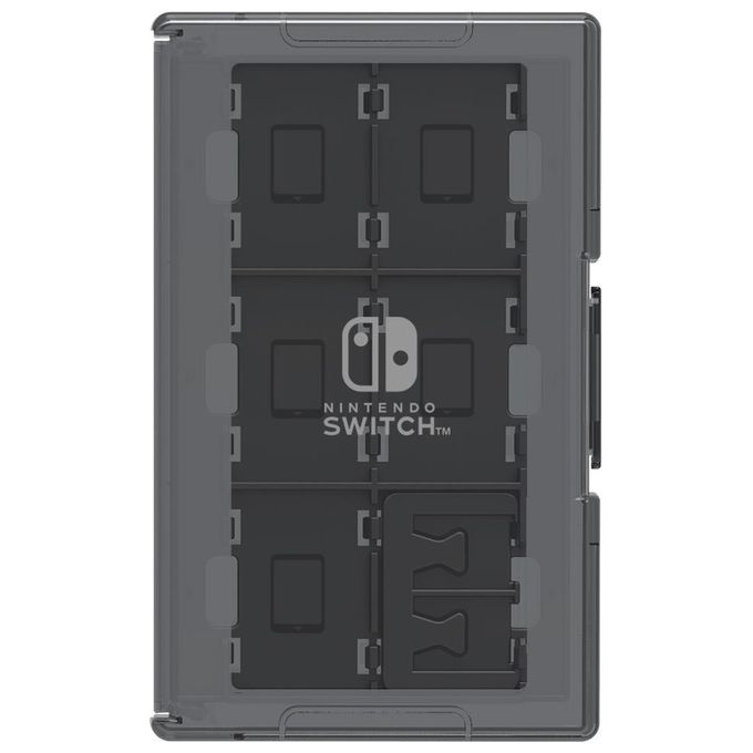 2dots NSW-025U Game Card Case 24 Hori Nero