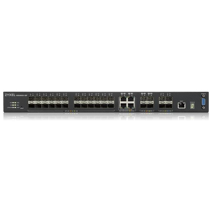 Zyxel Switch 24 Porte Lan Gigabit Sfp + 4 Porte Gigabit Dual+4 Porte 10G Sfp+ Managed L3 Rack