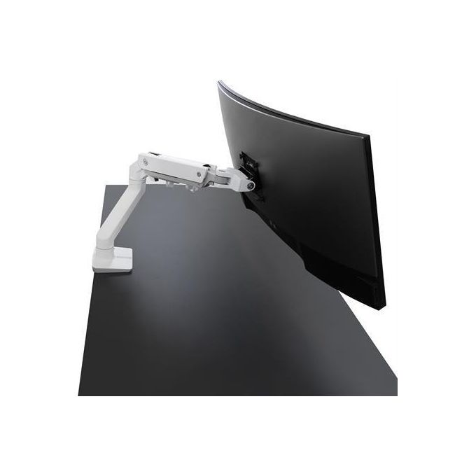 Ergotron HX Desk Monitor Arm KIT_ Montaggio su Tavolo per Monitor fino a 42'' Bianco