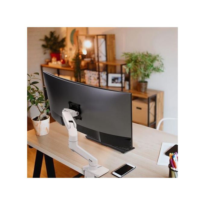 Ergotron HX Desk Monitor Arm KIT_ Montaggio su Tavolo per Monitor fino a 42'' Bianco