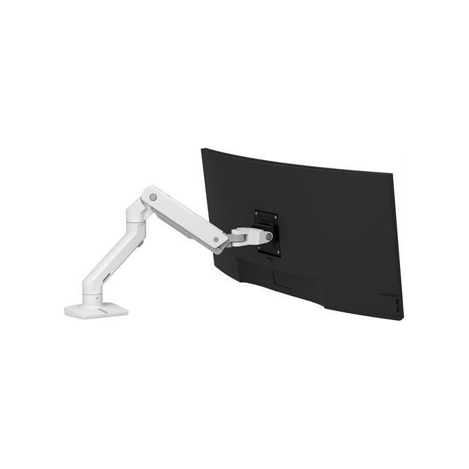 Ergotron HX Desk Monitor Arm KIT_ Montaggio su Tavolo per Monitor fino a 42'' Bianco