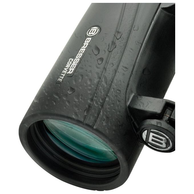 Bresser Corvette 8x42 Binocolo Impermeabile a tetto Riempito di Azoto Nero