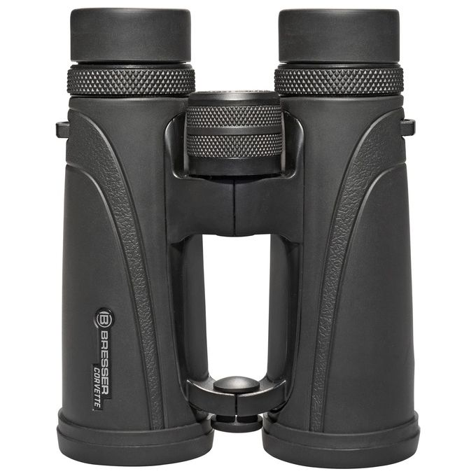 Bresser Corvette 8x42 Binocolo Impermeabile a tetto Riempito di Azoto Nero