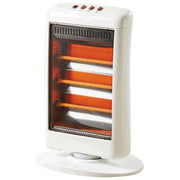 Midea NS12-13C1 Stufetta Elettrica a Infrarossi 1200 W 3 Livelli di Potenza Oscillazione Automatica Protezione Sovrariscaldamento e Antiriversamento colore Bianco