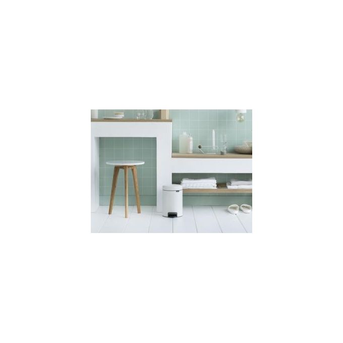 Brabantia Pedal Bin Newicon Pattumiera a Pedale 3 Litri Bianco