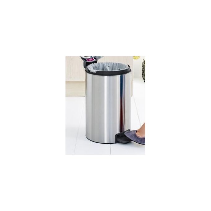 Brabantia Pedal Bin Newicon Pattumiera a Pedale 12 Litri Inox Satinato FPP