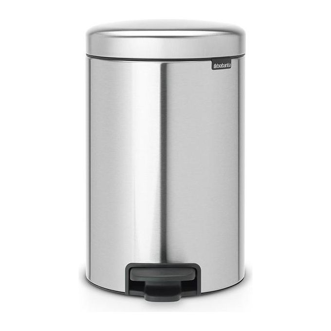 Brabantia Pedal Bin Newicon Pattumiera a Pedale 12 Litri Inox Satinato FPP