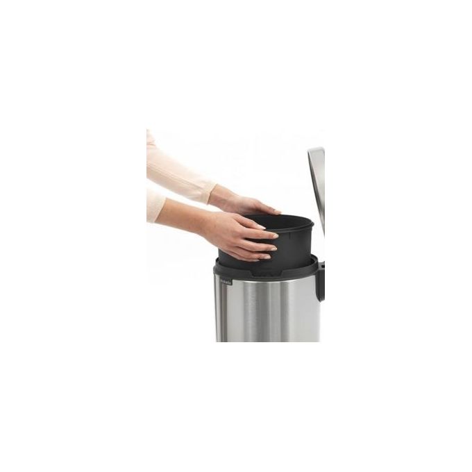 Brabantia Pedal Bin Newicon Pattumiera a Pedale 12 Litri Inox Satinato FPP