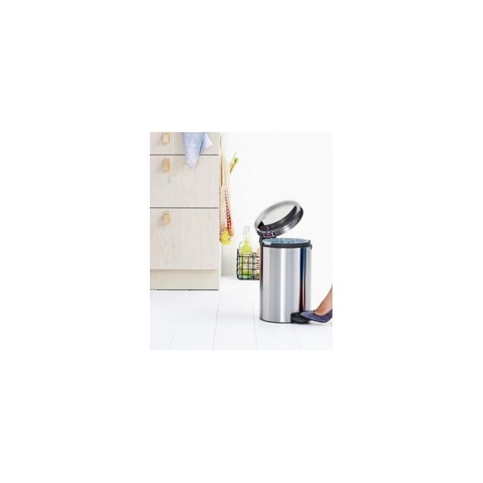 Brabantia Pedal Bin Newicon Pattumiera a Pedale 12 Litri Inox Satinato FPP