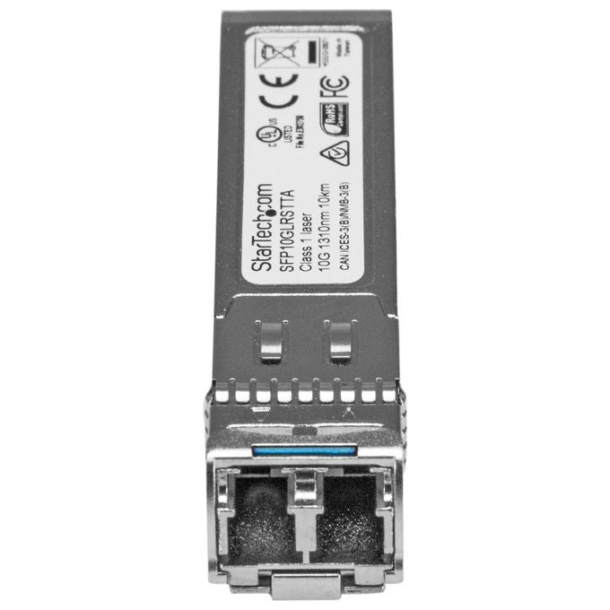StarTech SFP10GLRSTTA Modulo SFP+ Compatibile Cisco SFP-10G-LR-S 10GBASE-LR 10 Gbps Fibra Monomodale LC 10 km 1310 nm DDM TAA colore Nero