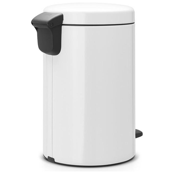Brabantia Pedal Bin Newicon Pattumiera a Pedale 12 Litri Bianco