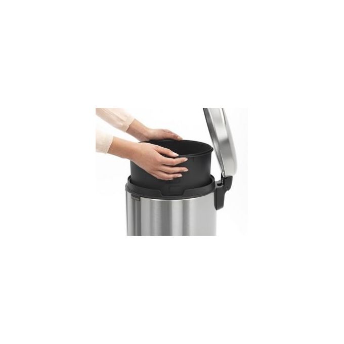 Brabantia Pedal Bin Newicon Pattumiera a Pedale 30 Litri Inox Satinato FPP