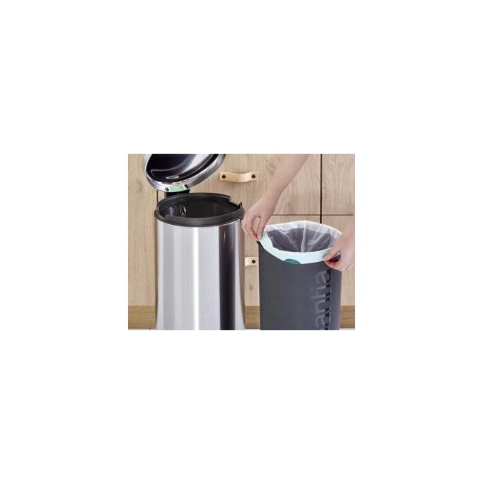 Brabantia Pedal Bin Newicon Pattumiera a Pedale 30 Litri Inox Satinato FPP