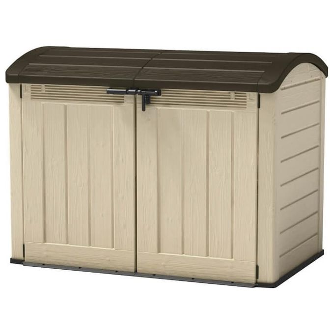 Keter Store It Out Ultra Porta Attrezzi da Esterno 2000L Beige-Marrone Resina
