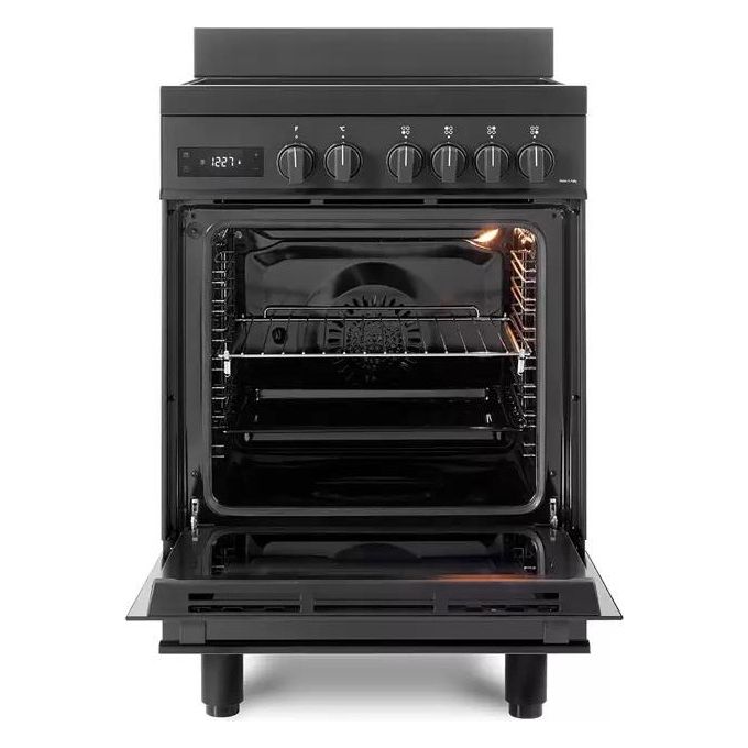 De'Longhi PRO 66 MAL IN Professional Cucina a Induzione 60x60 cm 4 Zone Forno Elettrico 74 L Classe A colore Antracite
