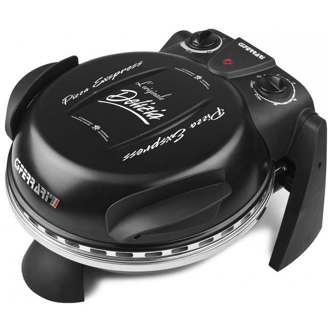 G3 Ferrari G1000610 Delizia Forno Pizza 1200W Pietra refrattaria 31 cm 400°C Timer colore Nero