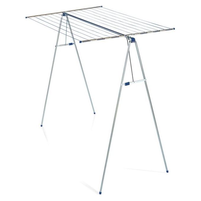 Leifheit 72706 Linomaxx 210 Stendibiancheria da Pavimento Ripiegabile 21 metri filo 150 cm colore Bianco