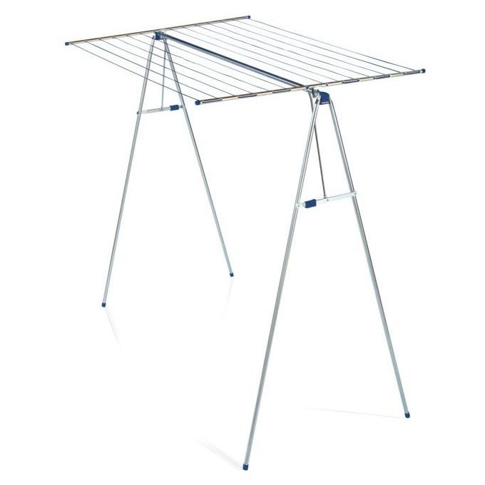 Leifheit 72706 Linomaxx 210 Stendibiancheria da Pavimento Ripiegabile 21 metri filo 150 cm colore Bianco