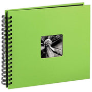 Hama Fine Art Album Fotografico e Portalistino a Spirale Kiwi 36x32cm 50 Pagine Nere