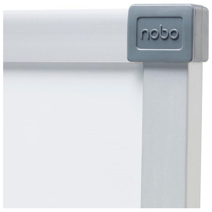 Nobo Lavagna Basic Magnetica in Acciaio, con Bordo in Alluminio, Media, 900 x 600 mm, Bianco