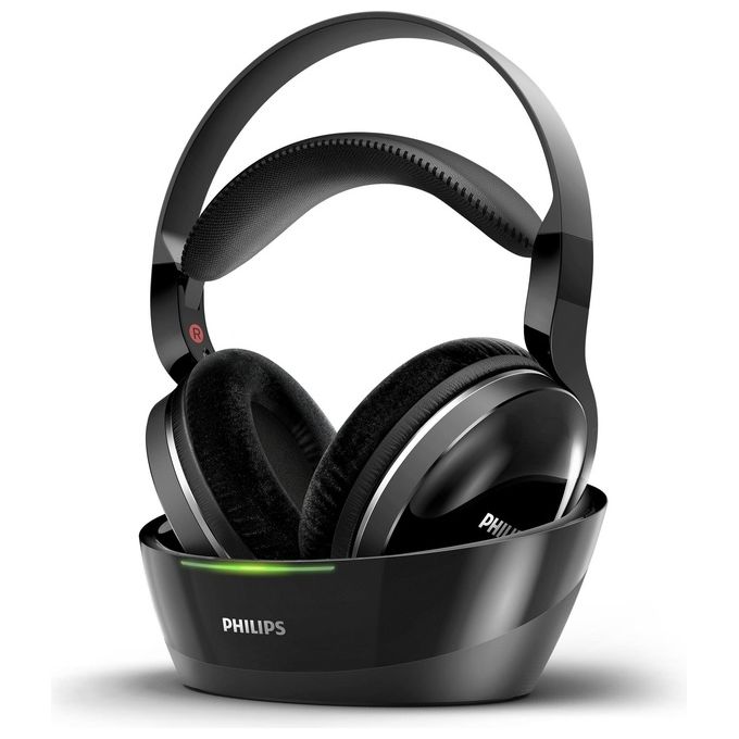 Philips SHD8850-12 Cuffie Auricolari Wireless Hi-Fi Stazione Docking Nero