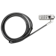Targus ASP66GLX-S DEFCON Lucchetto a Combinazione Cavo di Sicurezza 200 cm Acciaio Galvanizzato colore Nero