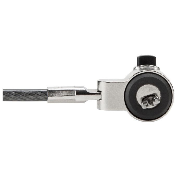 Targus ASP66GLX-S DEFCON Lucchetto a Combinazione Cavo di Sicurezza 200 cm Acciaio Galvanizzato colore Nero