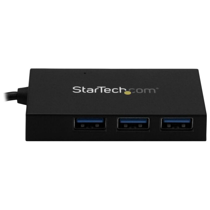 StarTech.com HB30A3A1CFB Hub USB 3.2 Gen 1 a 4 Porte con 1 USB-C e 3 USB-A 5000 Mbit-s Alimentato da Bus USB colore Nero