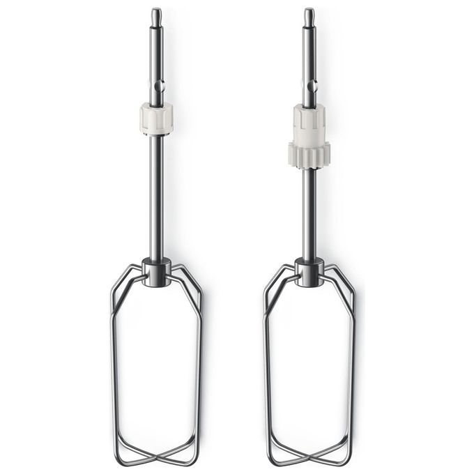 Philips HR3745-00 Viva Collection Sbattitore con base 450 W 5 velocita' Turbo ciotola 3 L fruste coniche colore Bianco