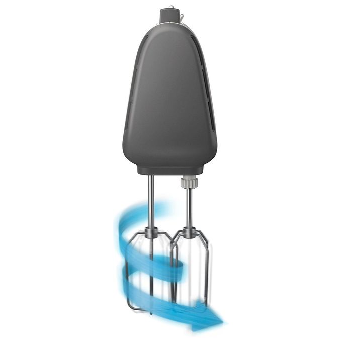 Philips HR3745-00 Viva Collection Sbattitore con base 450 W 5 velocita' Turbo ciotola 3 L fruste coniche colore Bianco
