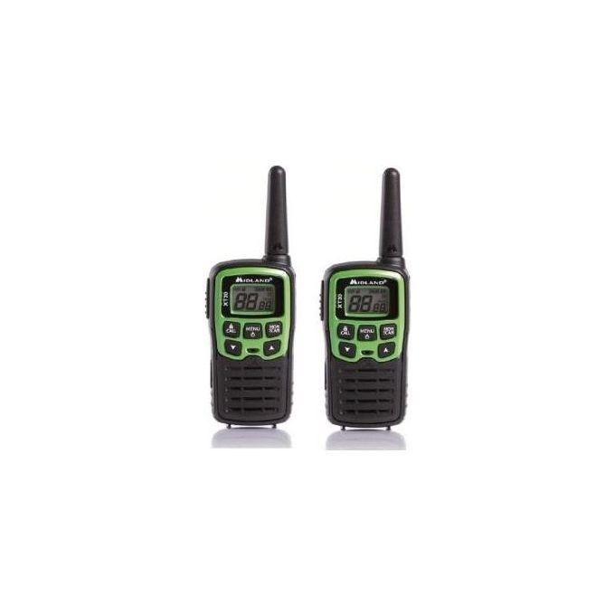Midland C1176 XT10 Ricetrasmittente Walkie Talkie PMR 446 16 Canali Raggio 4 km 38 Toni Set di 2 Ricetrasmettitori