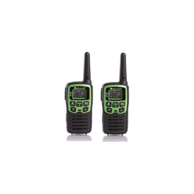 Midland Coppia Ricetrasmittente XT-30 16 Canali Batterie Ricaricabili Via Usb Autonomia 5 Ore 6Km
