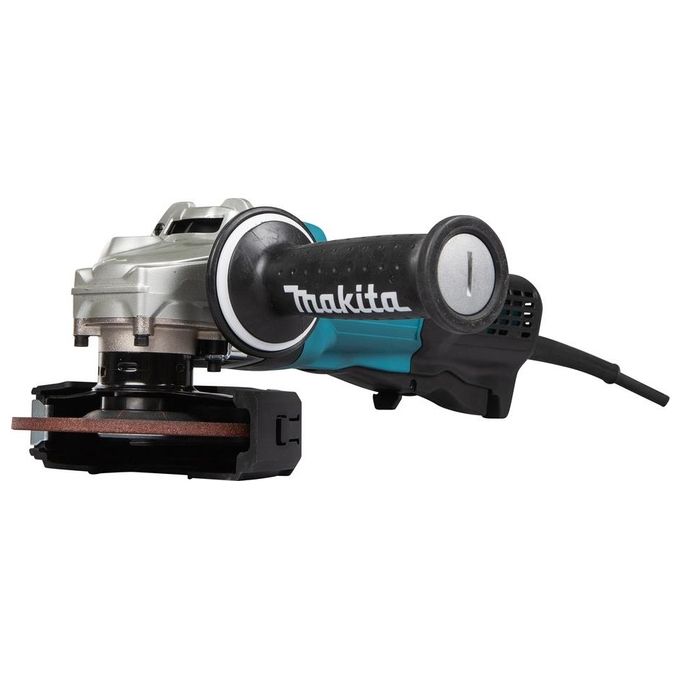 Makita GA5093X01 Smerigliatrice angolare 125 mm 1900 W Velocita' Regolabile 2800-11500 rpm Sistema SJS II Soft Start colore Nero