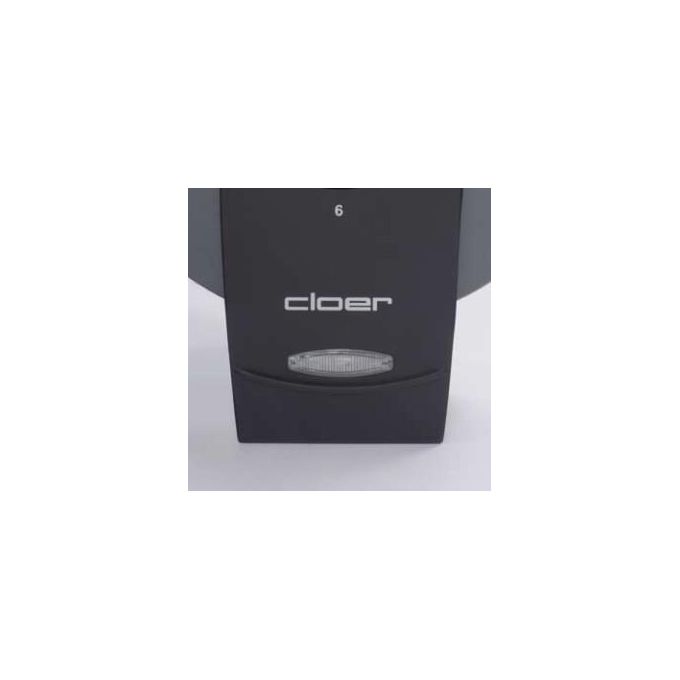 Cloer 1625 Macchina per Waffle a Cuore 930 W piastra antiaderente doratura regolabile colore Grigio