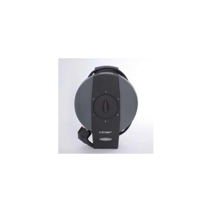 Cloer 1625 Macchina per Waffle a Cuore 930 W piastra antiaderente doratura regolabile colore Grigio